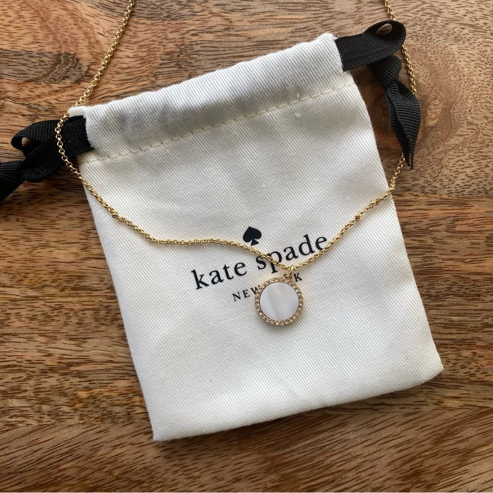 Kate Spade Diamond Circle Charm Necklace
